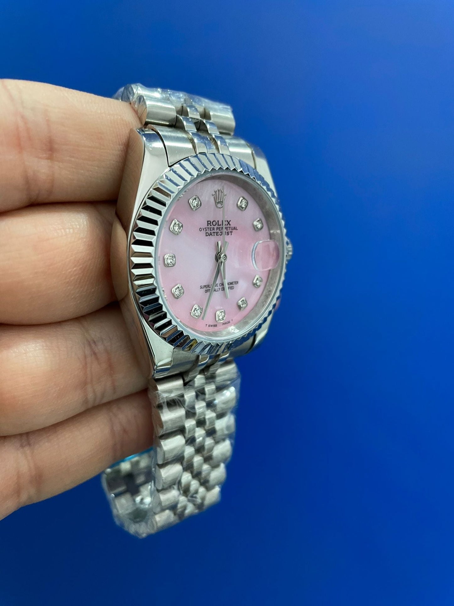 Datejust Marmo Rosa Diamantato