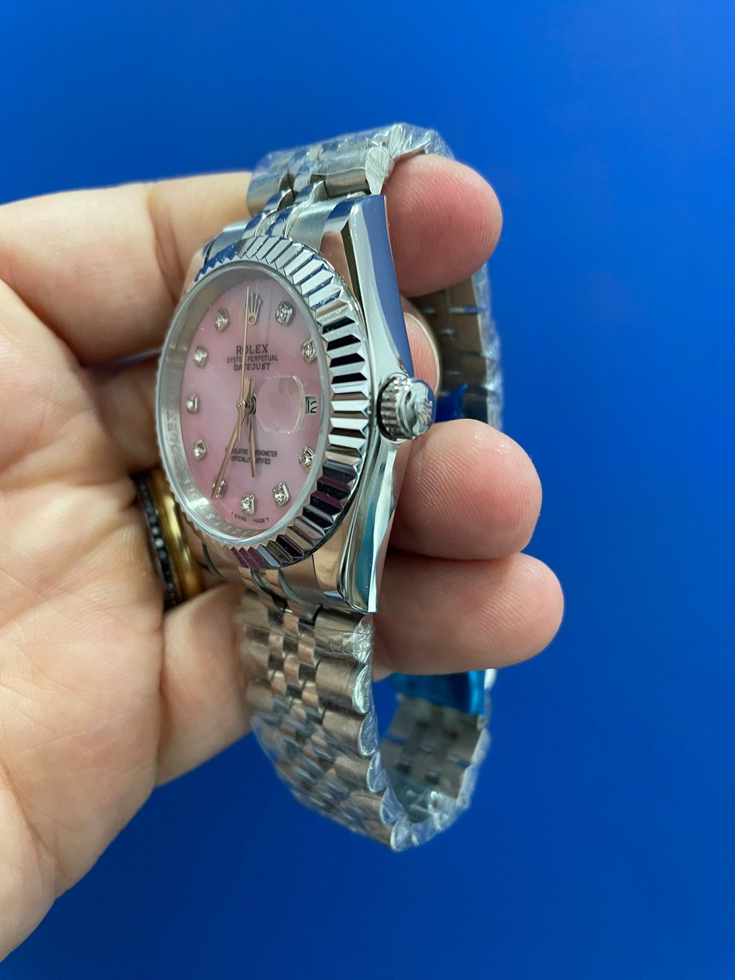 Datejust Marmo Rosa Diamantato