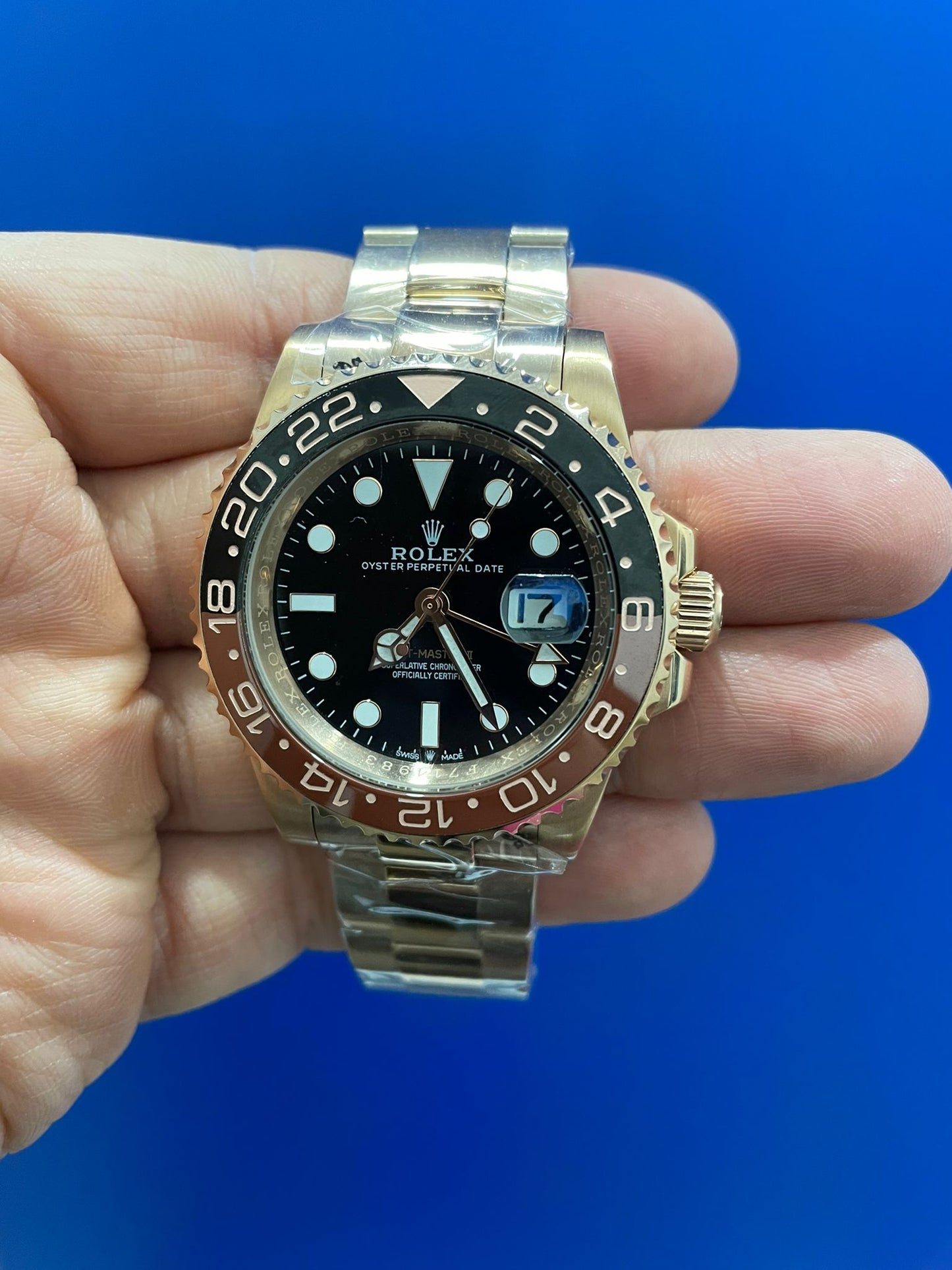 Gmt master II Oro Rosa