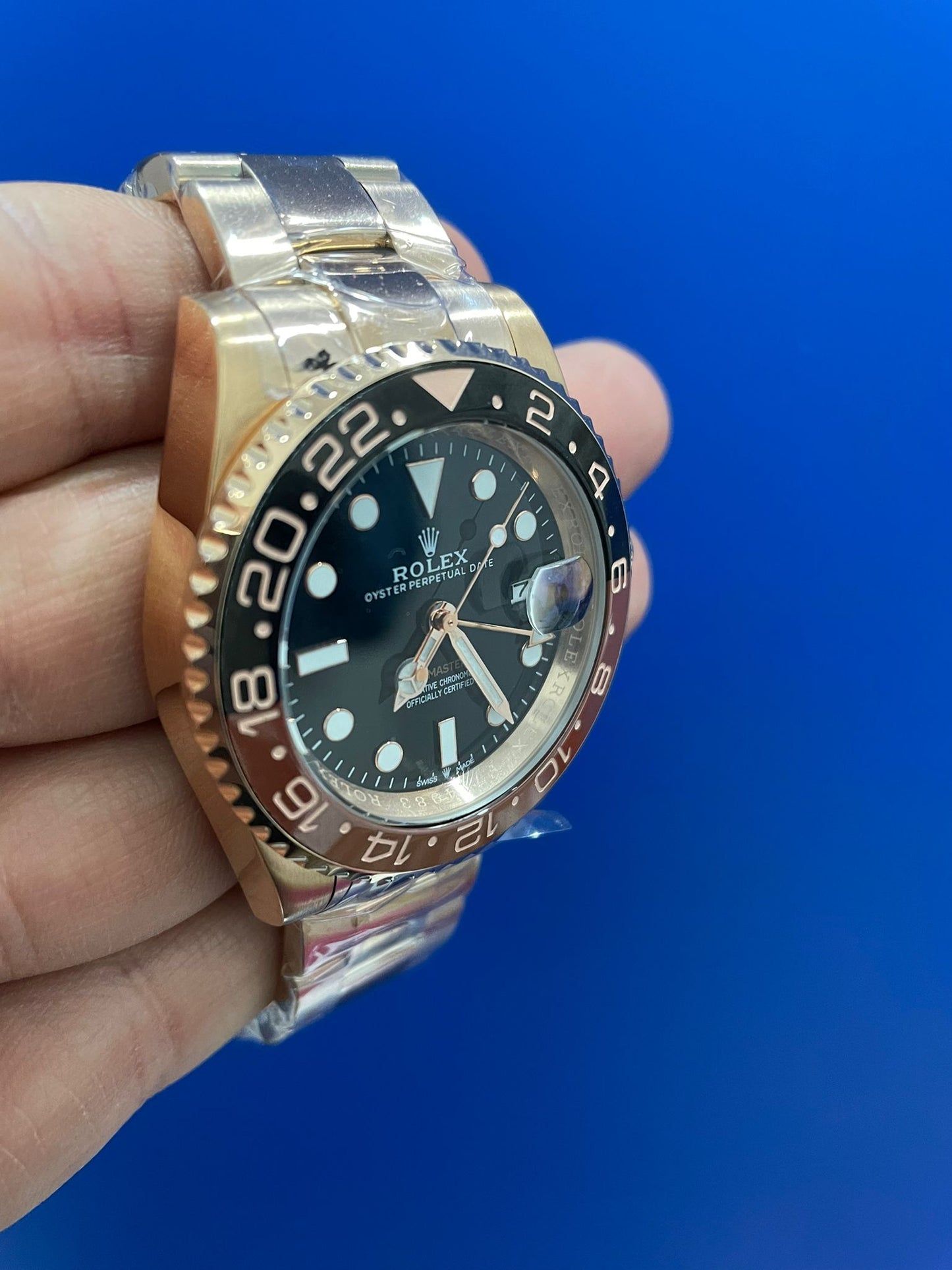 Gmt master II Oro Rosa