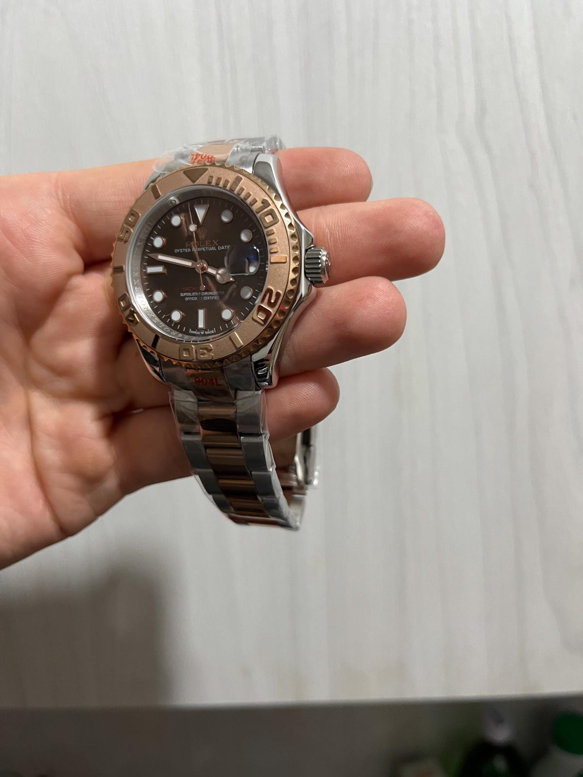 Yacht-Master Acciaio e Oro Choccolate