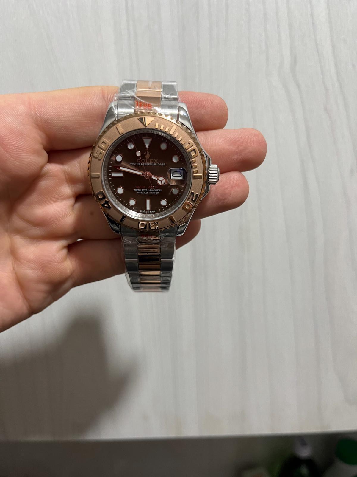 Yacht-Master Acciaio e Oro Choccolate