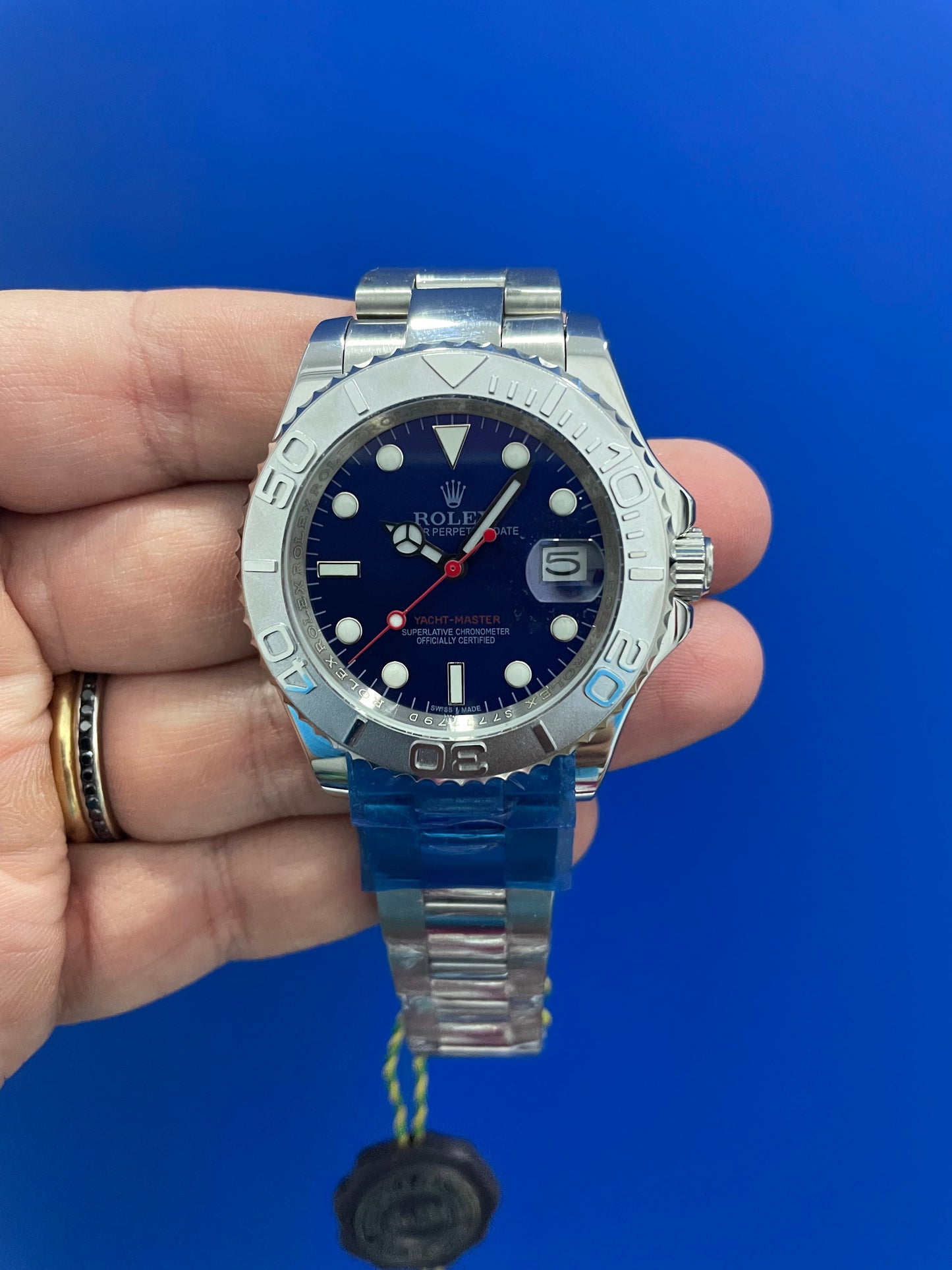 Yacht-Master Acciaio Blu