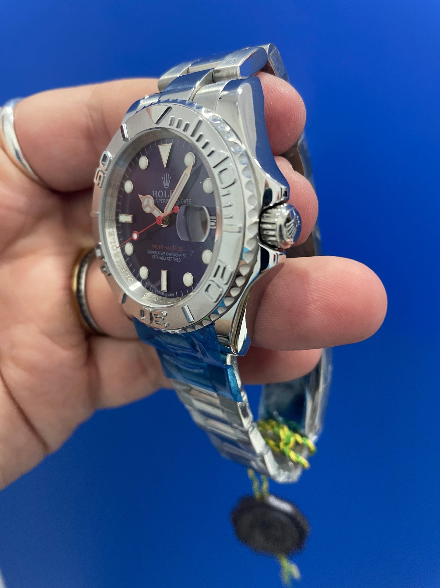 Yacht-Master Acciaio Blu