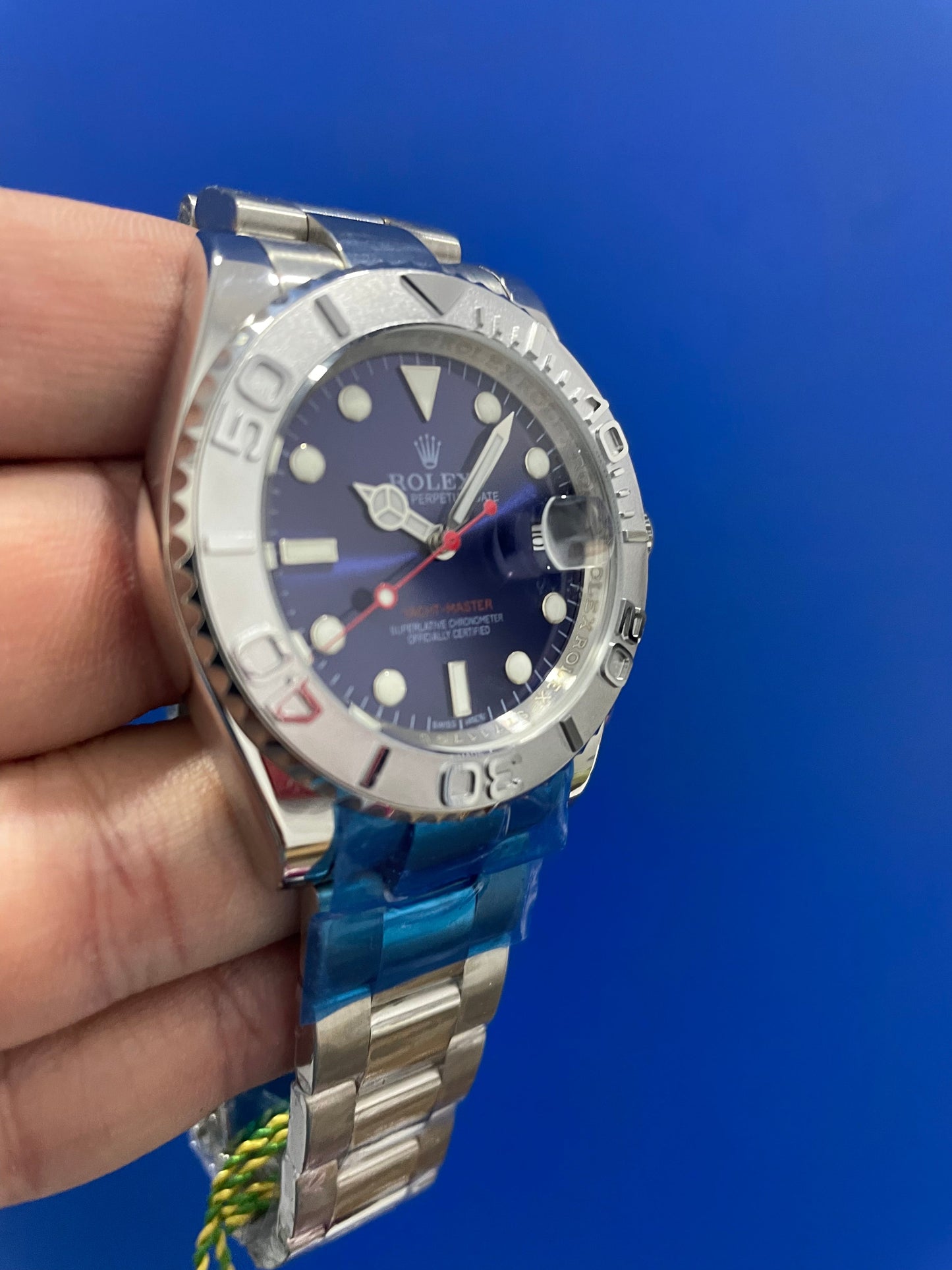 Yacht-Master Acciaio Blu