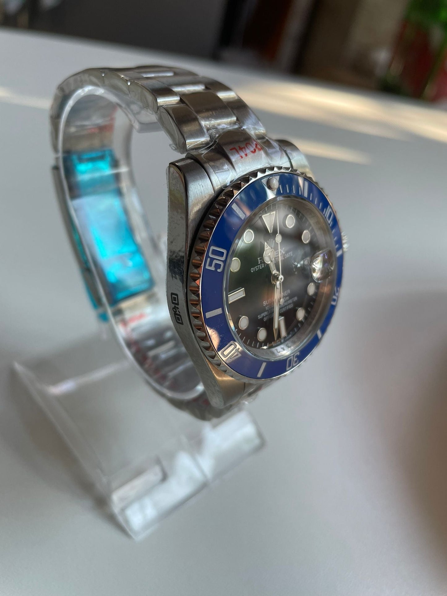 Submariner Ghiera Blu